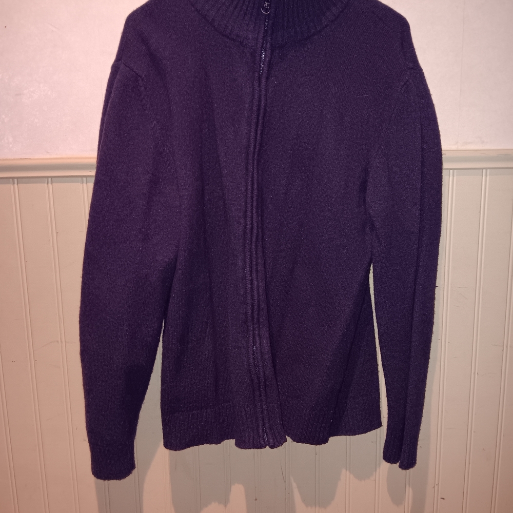 Elegant Purple Women's Cardigan